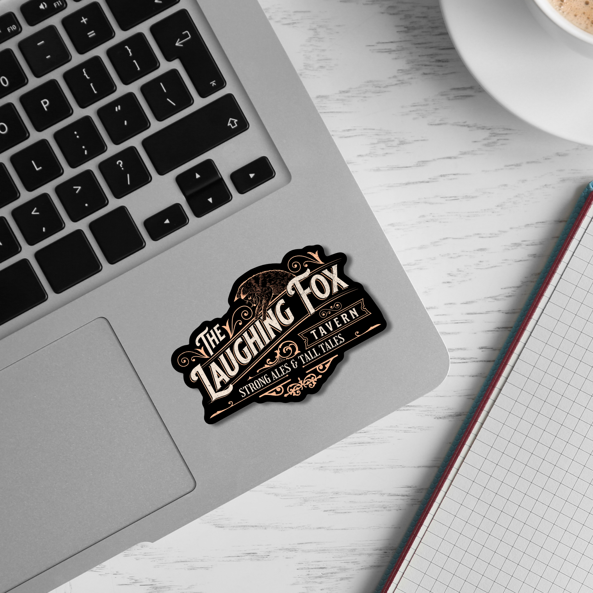 The Laughing Fox Vinyl Sticker | The Legends of Thezmarr | Helen Scheuerer | Officially Licensed