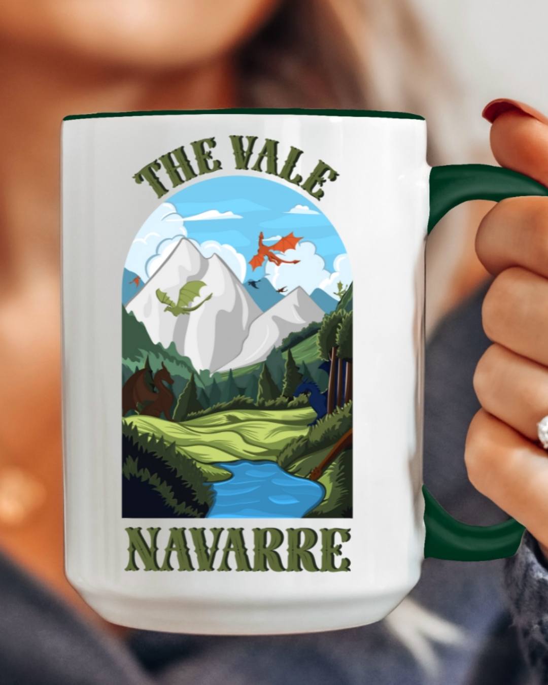 The Vale Fourth Wing Mug 15oz 425ml | Fourth Wing | Rebecca Yarros | Officially Licensed
