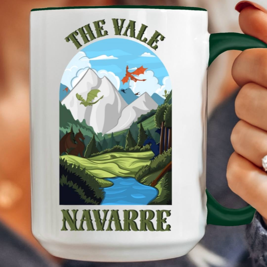 The Vale Fourth Wing Mug 15oz 425ml | Fourth Wing | Rebecca Yarros | Officially Licensed