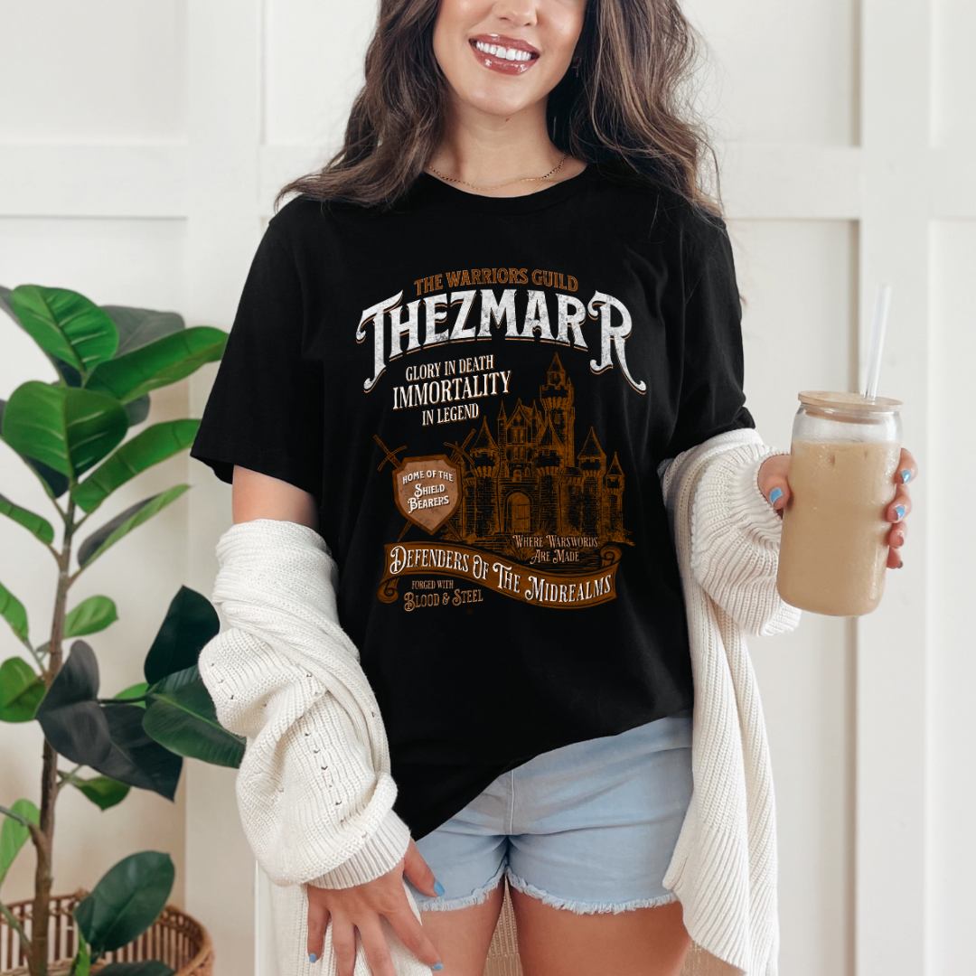 Thezmarr Tan T-Shirt | The Legends of Thezmarr | Helen Scheuerer | Officially Licensed
