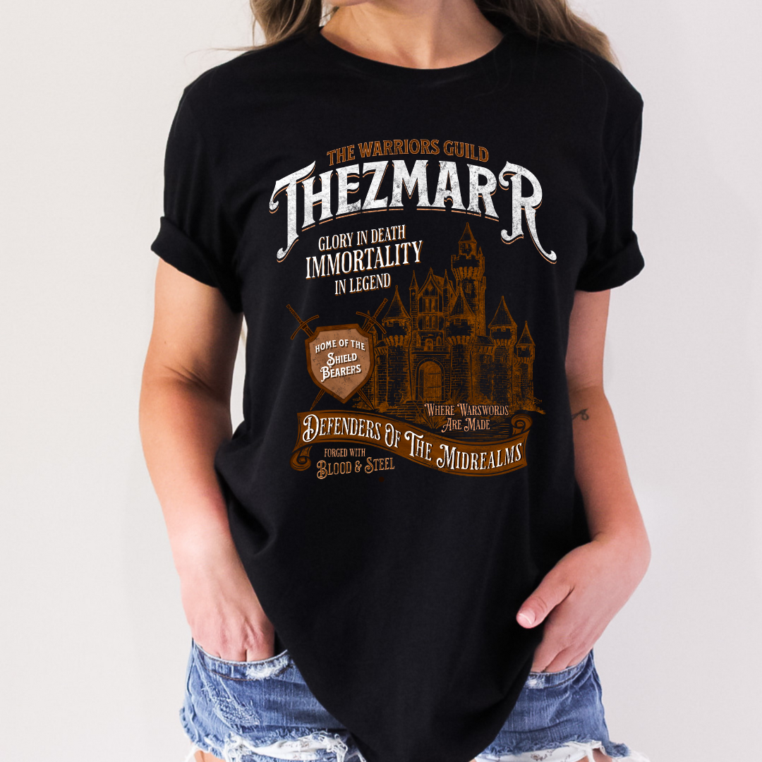 Thezmarr Tan T-Shirt | The Legends of Thezmarr | Helen Scheuerer | Officially Licensed