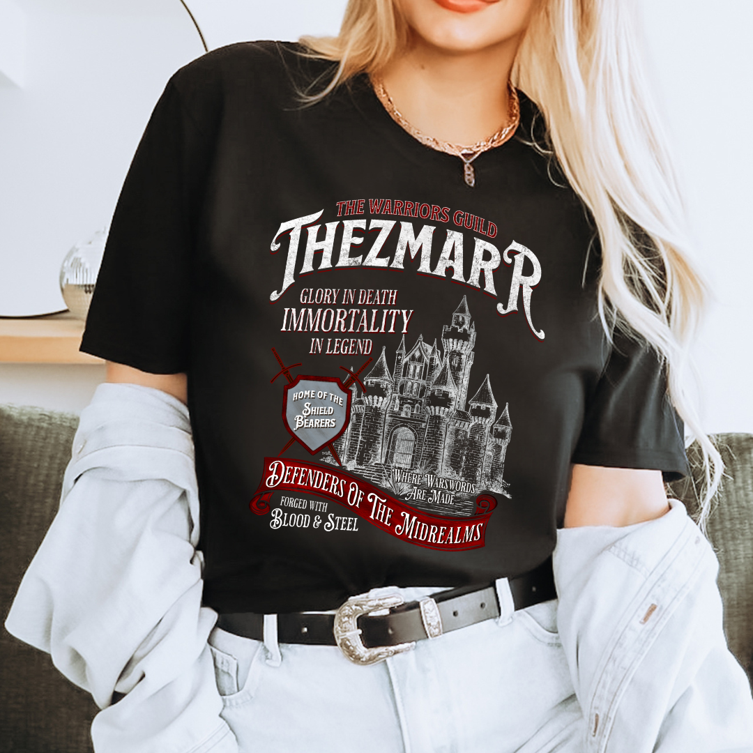 Thezmarr Red T-Shirt | The Legends of Thezmarr | Helen Scheuerer | Officially Licensed