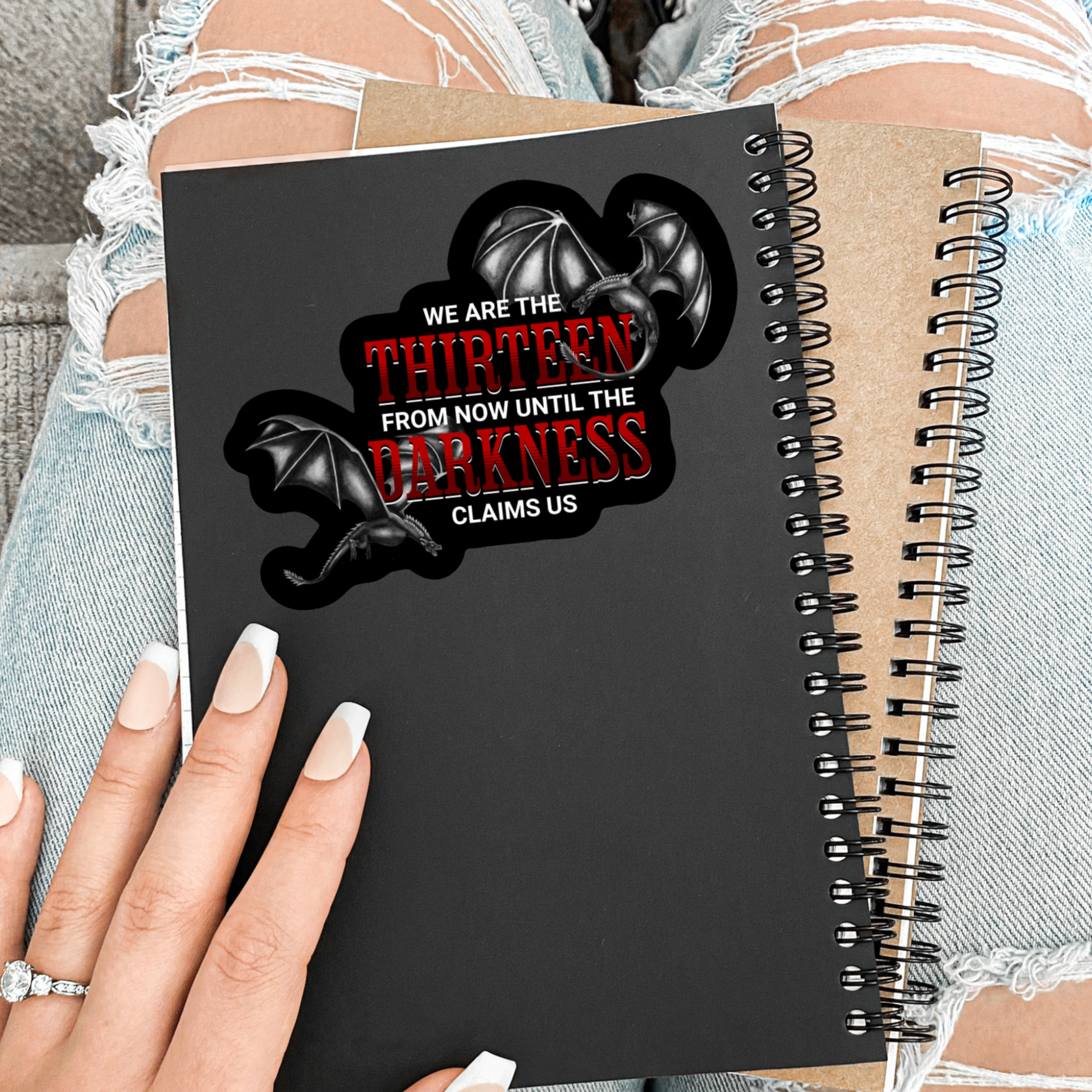 The Thirteen Vinyl Sticker | Throne of Glass | Sarah J Maas | Officially Licensed