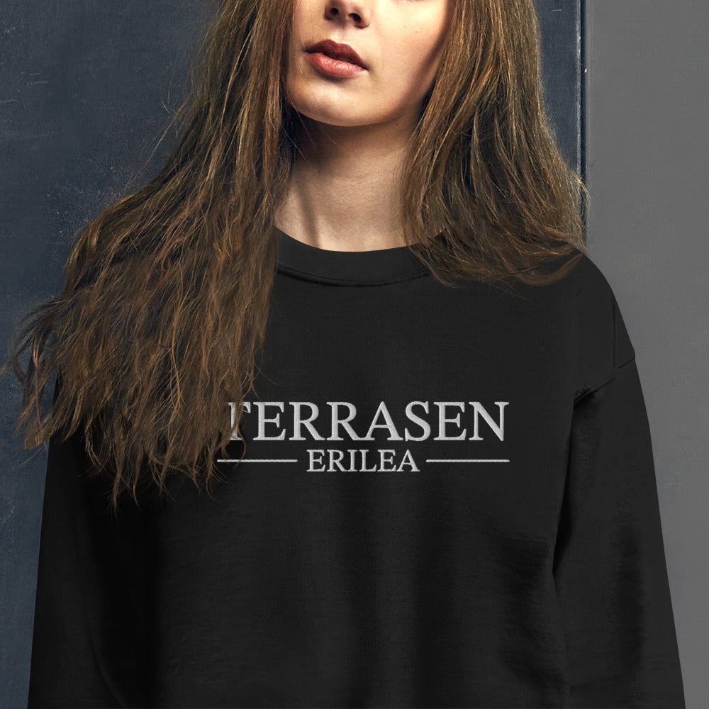 Terrasen Embroidered Sweatshirt | Throne of Glass | Sarah J Maas | Officially Licensed