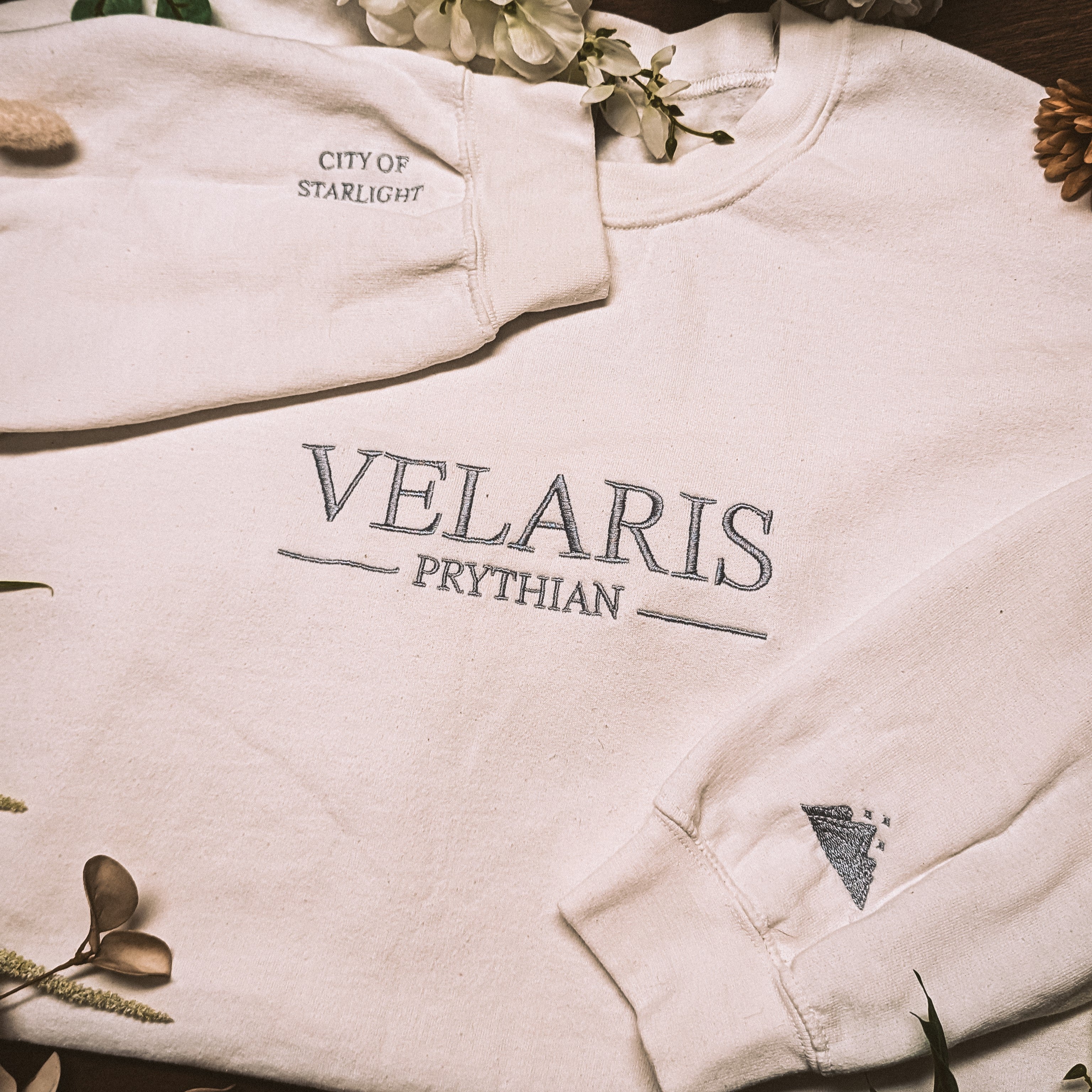 Velaris Embroidered Sweatshirt | ACOTAR | Sarah J Maas | Officially Licensed