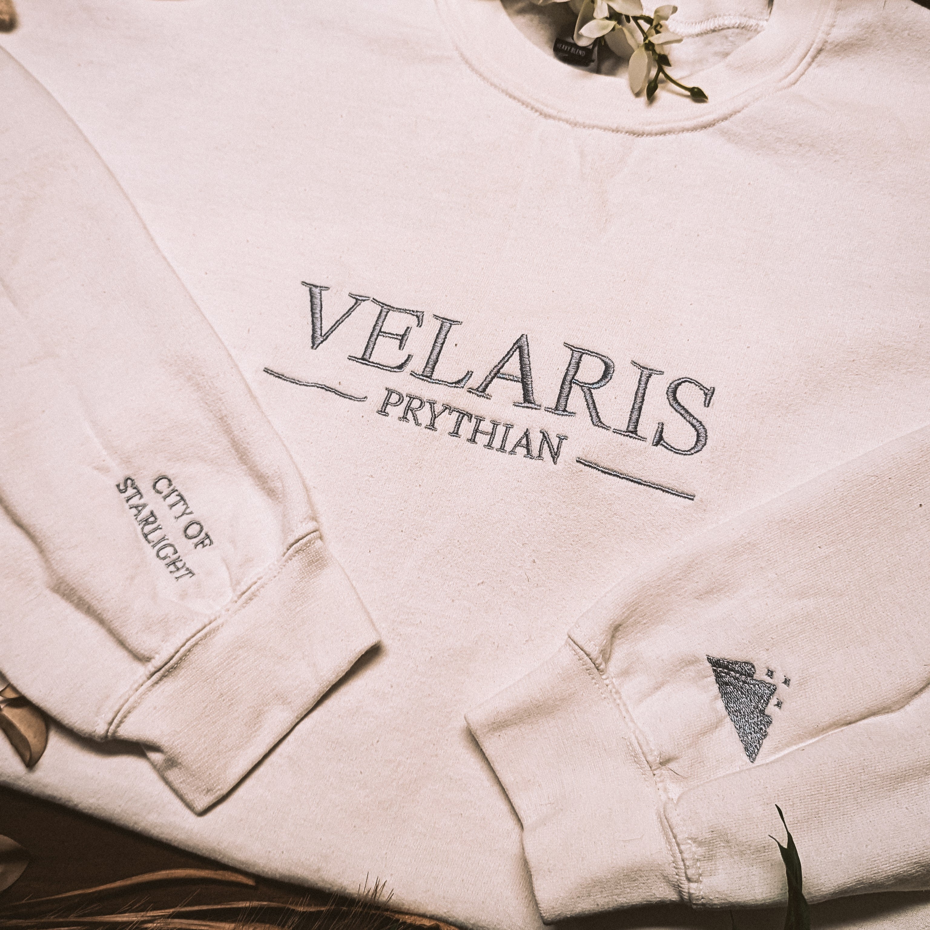 Velaris Embroidered Sweatshirt | ACOTAR | Sarah J Maas | Officially Licensed