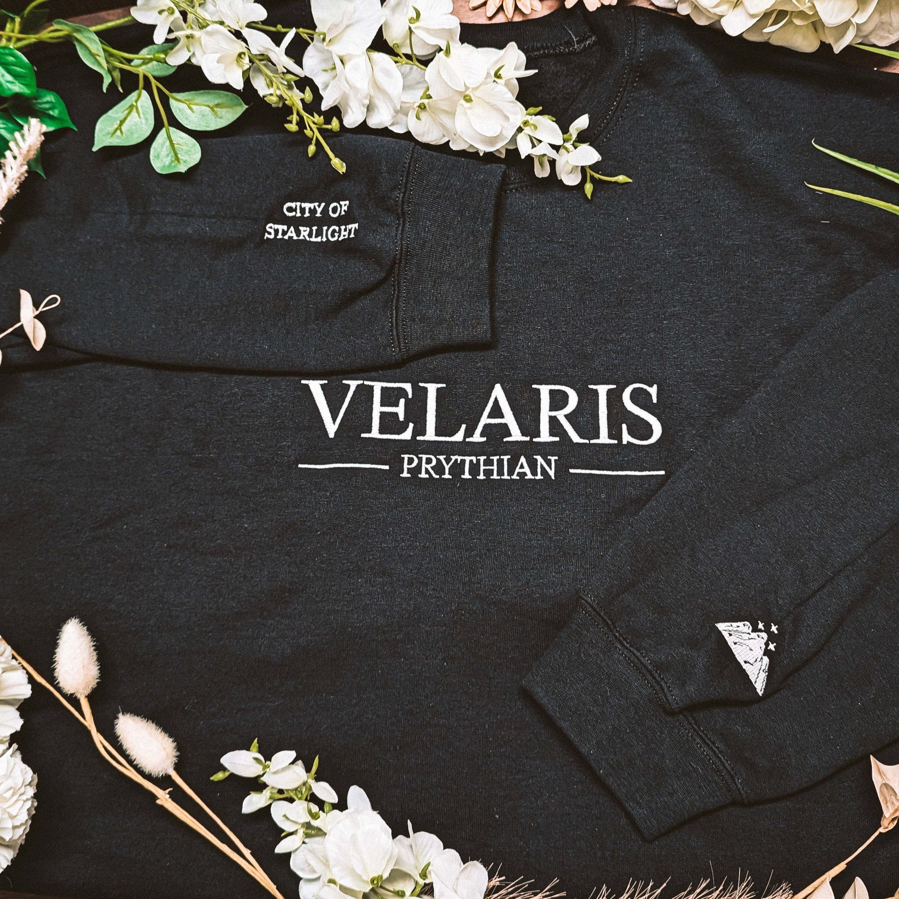 Velaris Embroidered Sweatshirt | ACOTAR | Sarah J Maas | Officially Licensed