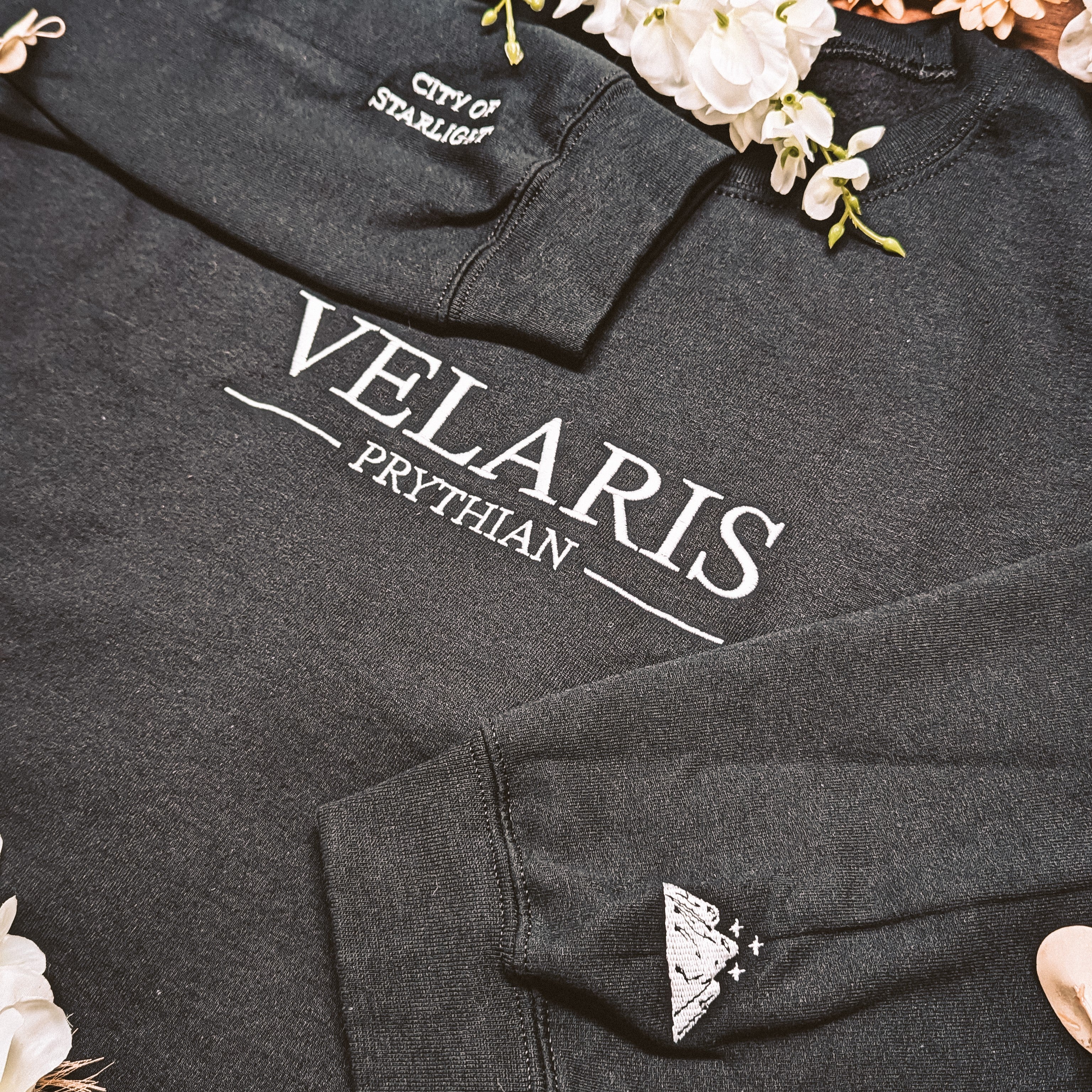 Velaris Embroidered Sweatshirt | ACOTAR | Sarah J Maas | Officially Licensed