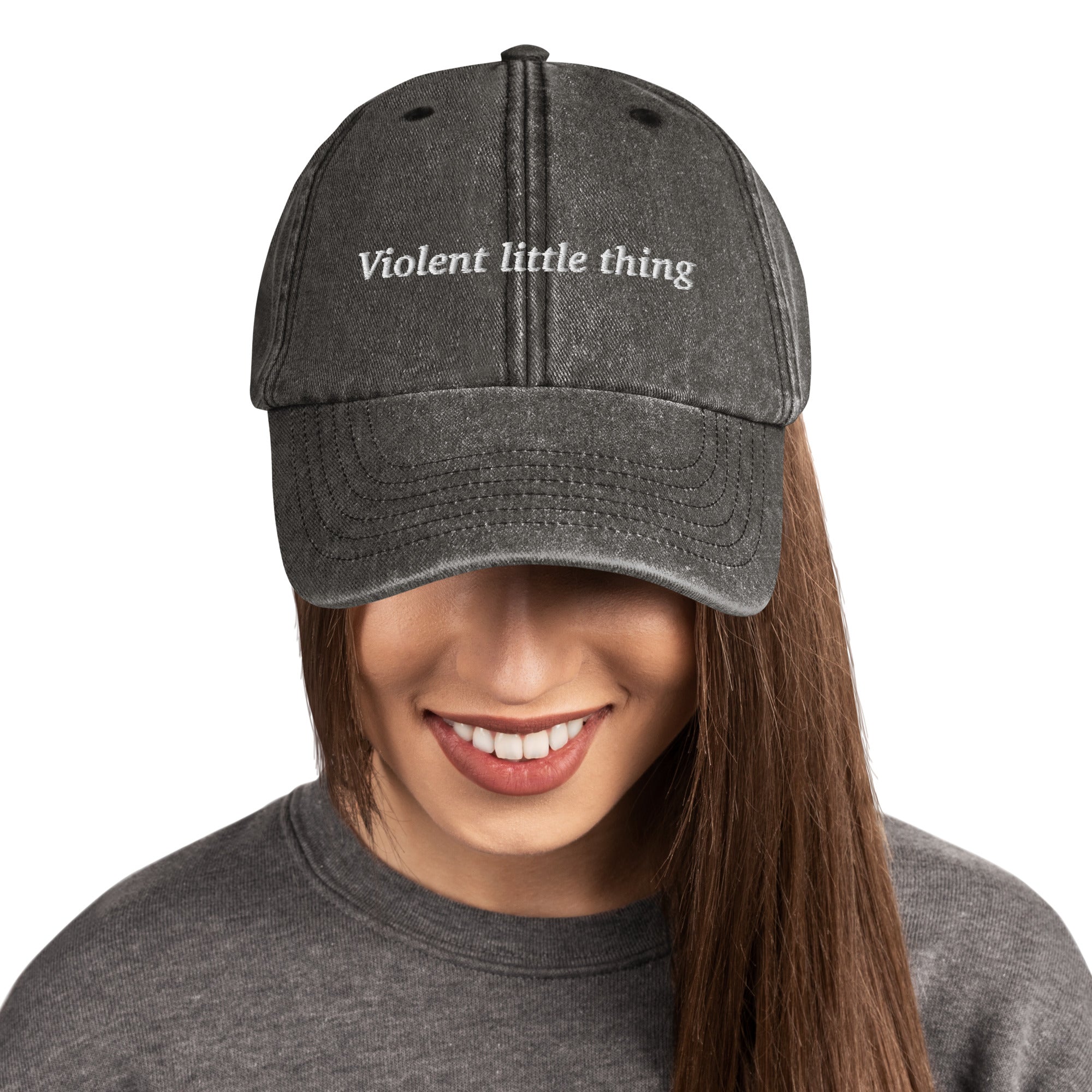 Violent Little Thing Vintage Hat | Fourth Wing | Rebecca Yarros | Officially Licensed