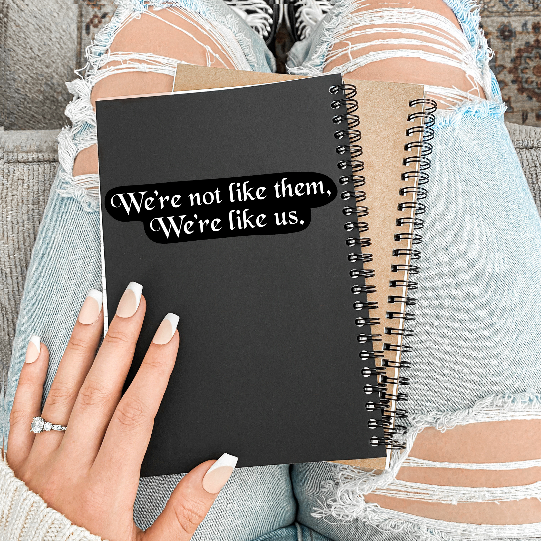 We're Like Us Vinyl Sticker | That Sik Luv | Jescie Hall | Officially Licensed