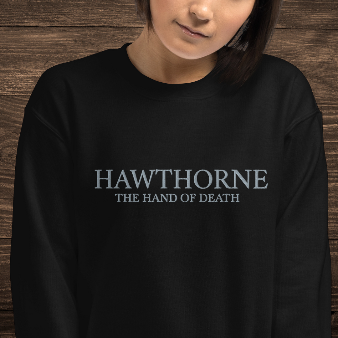 Wilder Hawthorne Embroidered Sweatshirt | The Legends of Thezmarr | Helen Scheuerer | Officially Licensed