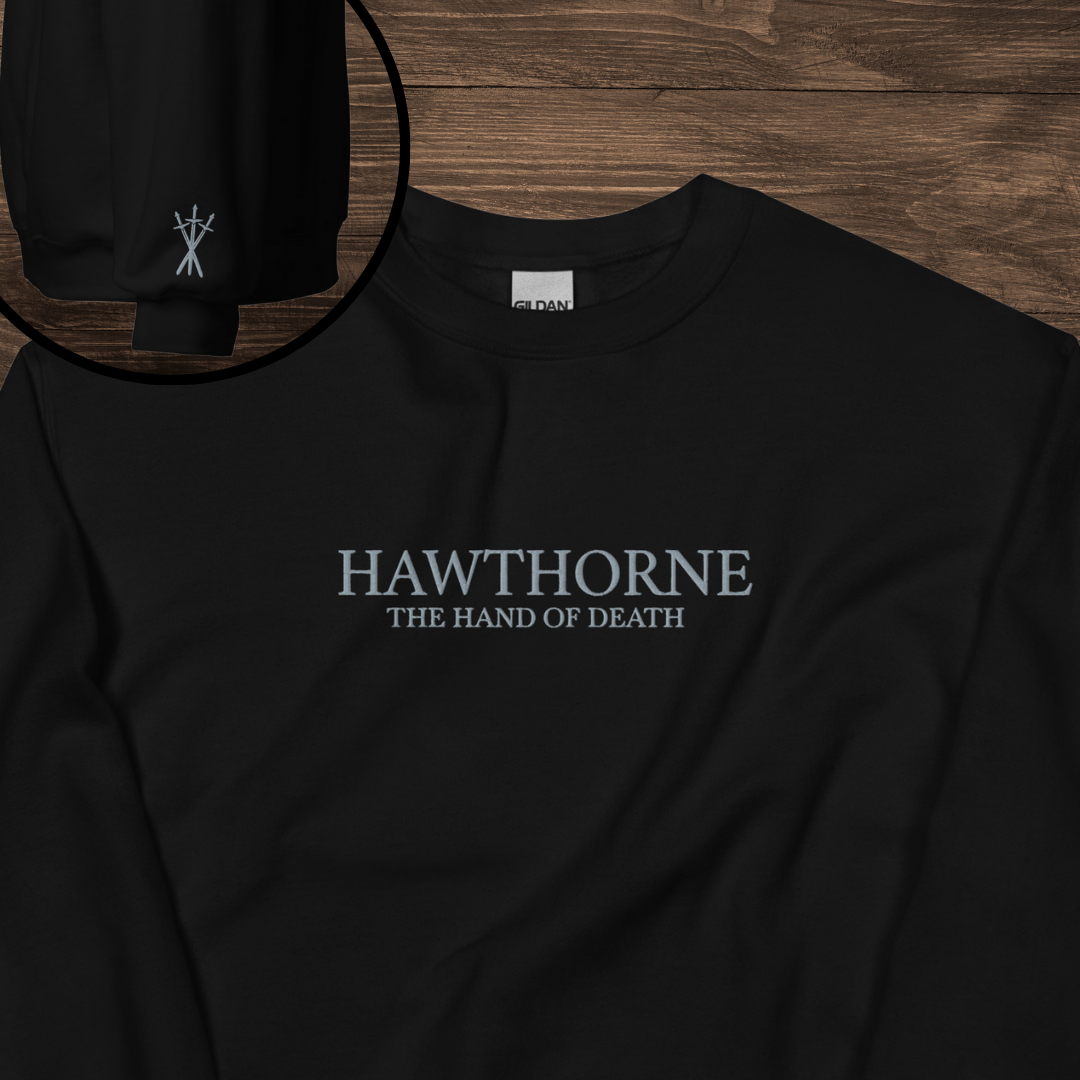 Wilder Hawthorne Embroidered Sweatshirt | The Legends of Thezmarr | Helen Scheuerer | Officially Licensed