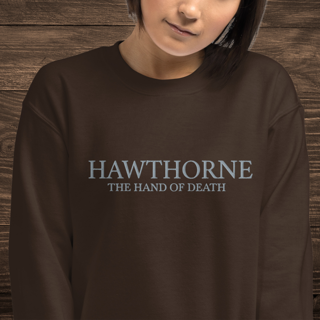 Wilder Hawthorne Embroidered Sweatshirt | The Legends of Thezmarr | Helen Scheuerer | Officially Licensed