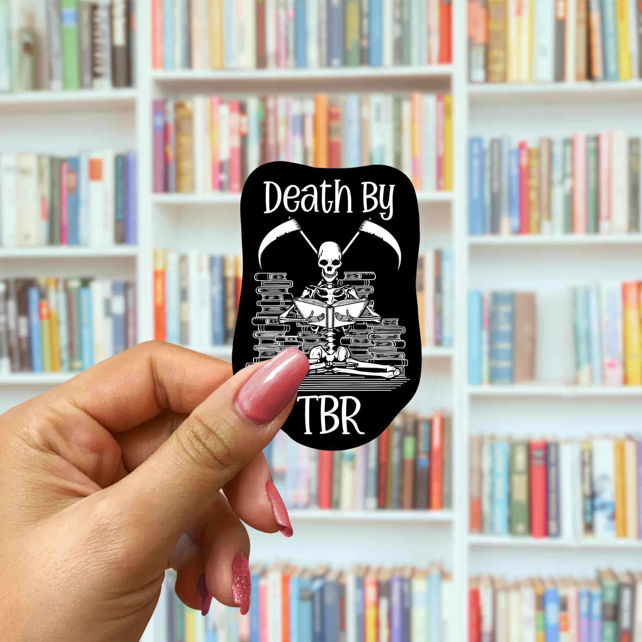 Death By TBR Vinyl Sticker