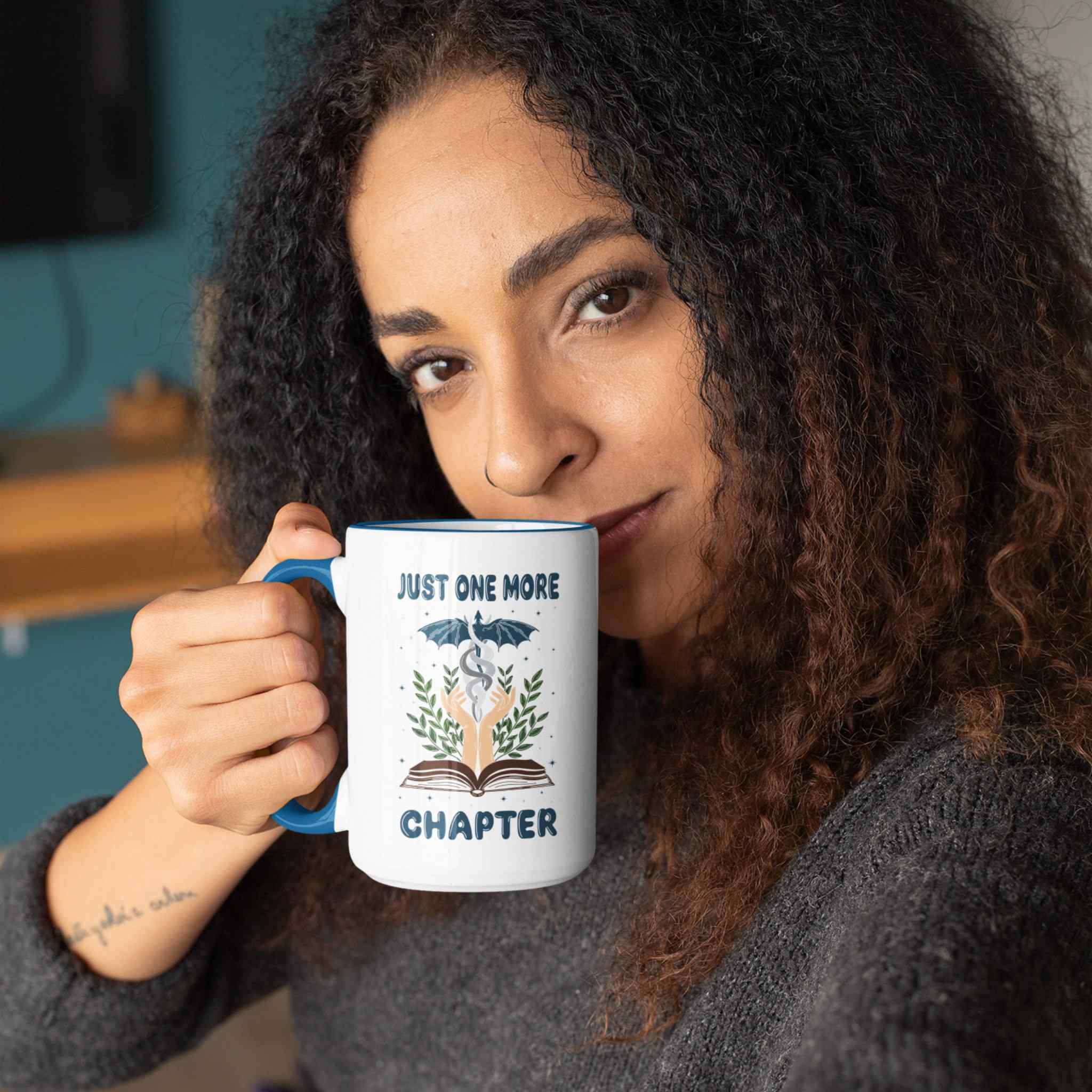 Just One More Chapter Mug 15oz 425ml