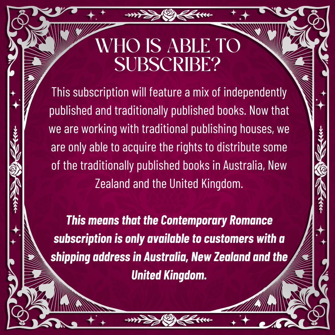 Contemporary Romance Book Box Bi-monthly Subscription