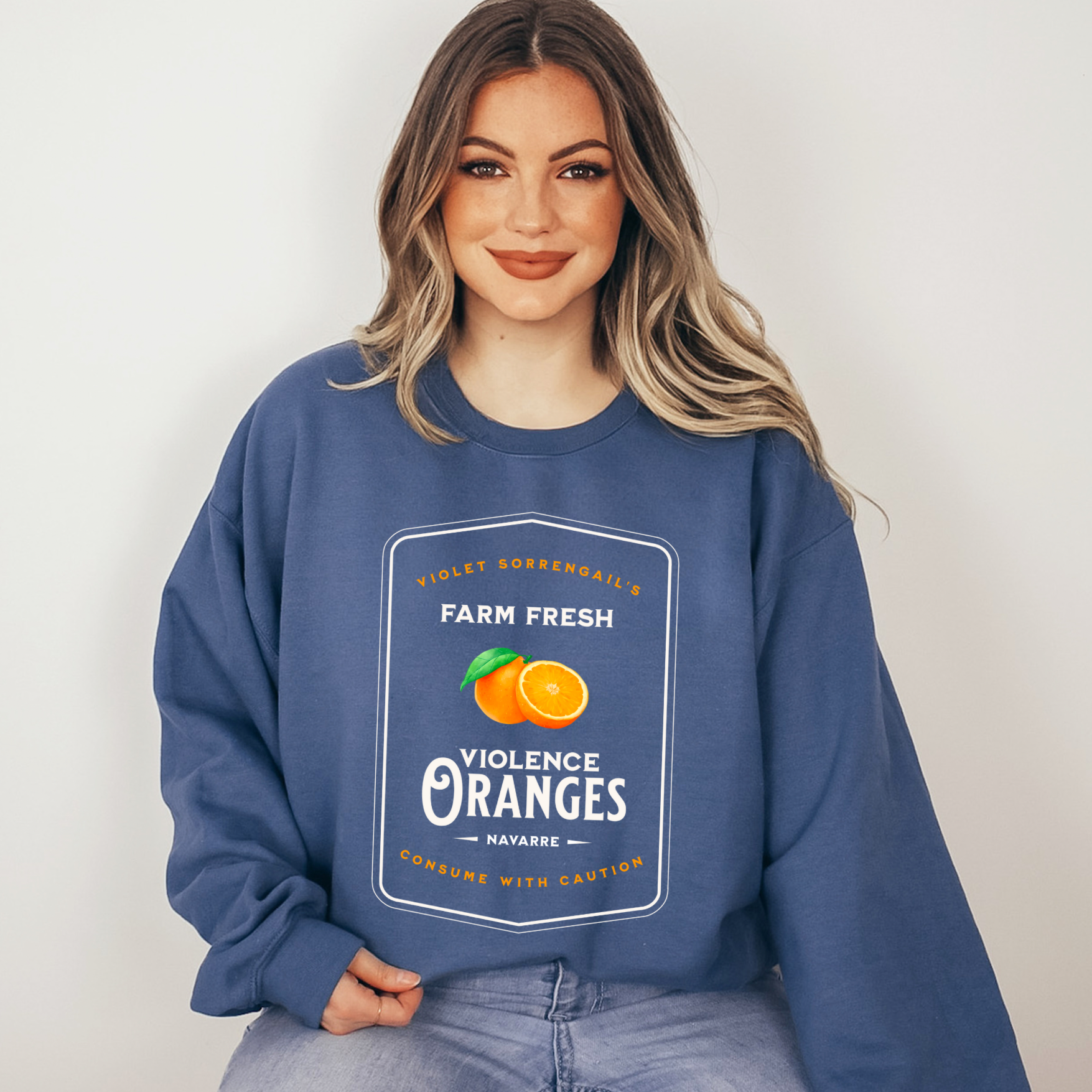 Violence Oranges Sweatshirt | Fourth Wing | Rebecca Yarros | Officially Licensed