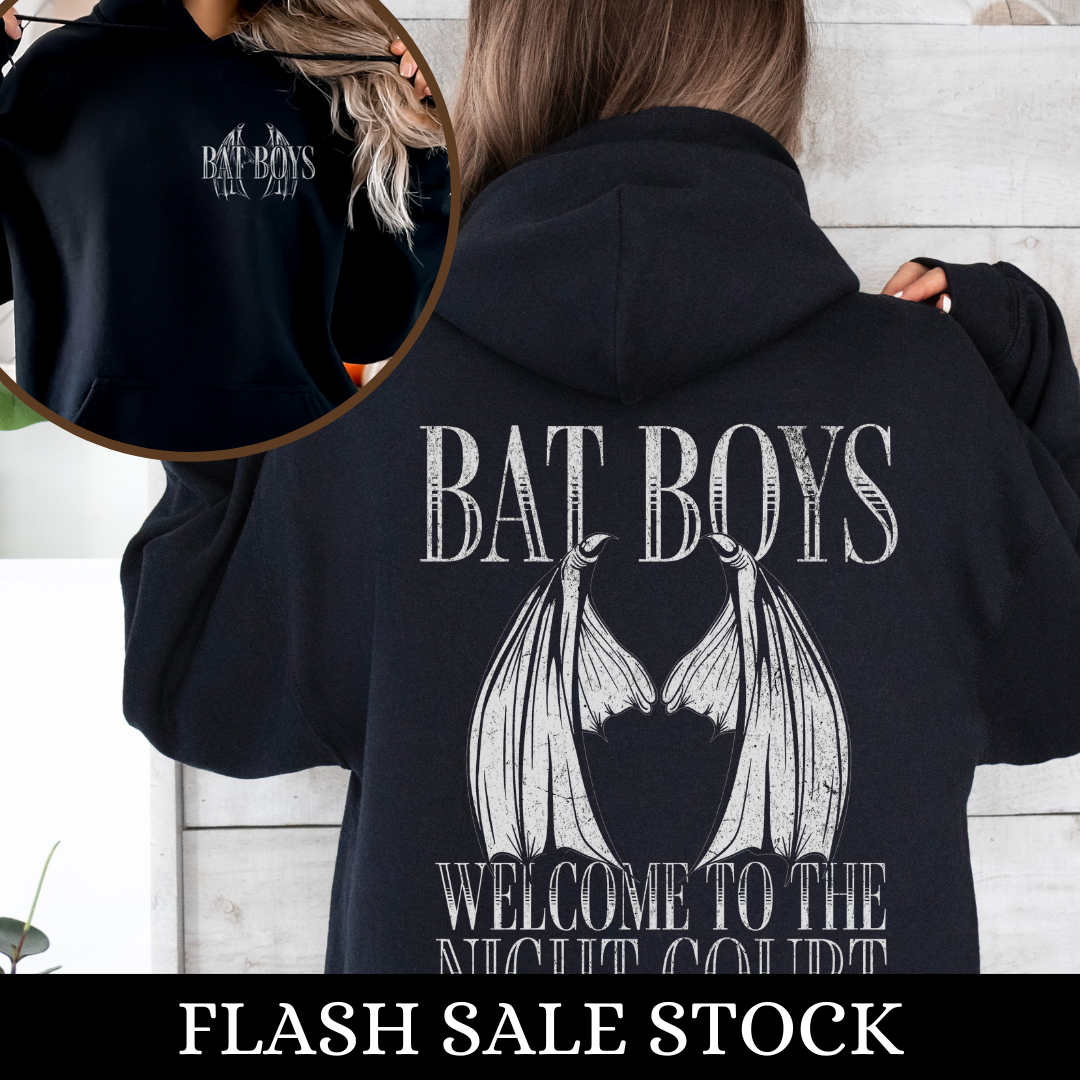 Bat Boys Hoodie | Flash Sale | ACOTAR | Sarah J Maas | Officially Licensed