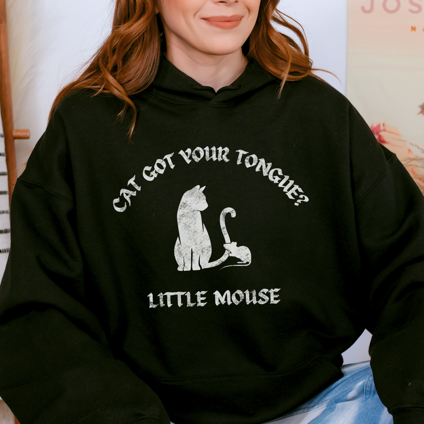 Cat Got Your Tongue | Hoodie | HD Carlton Officially Licensed