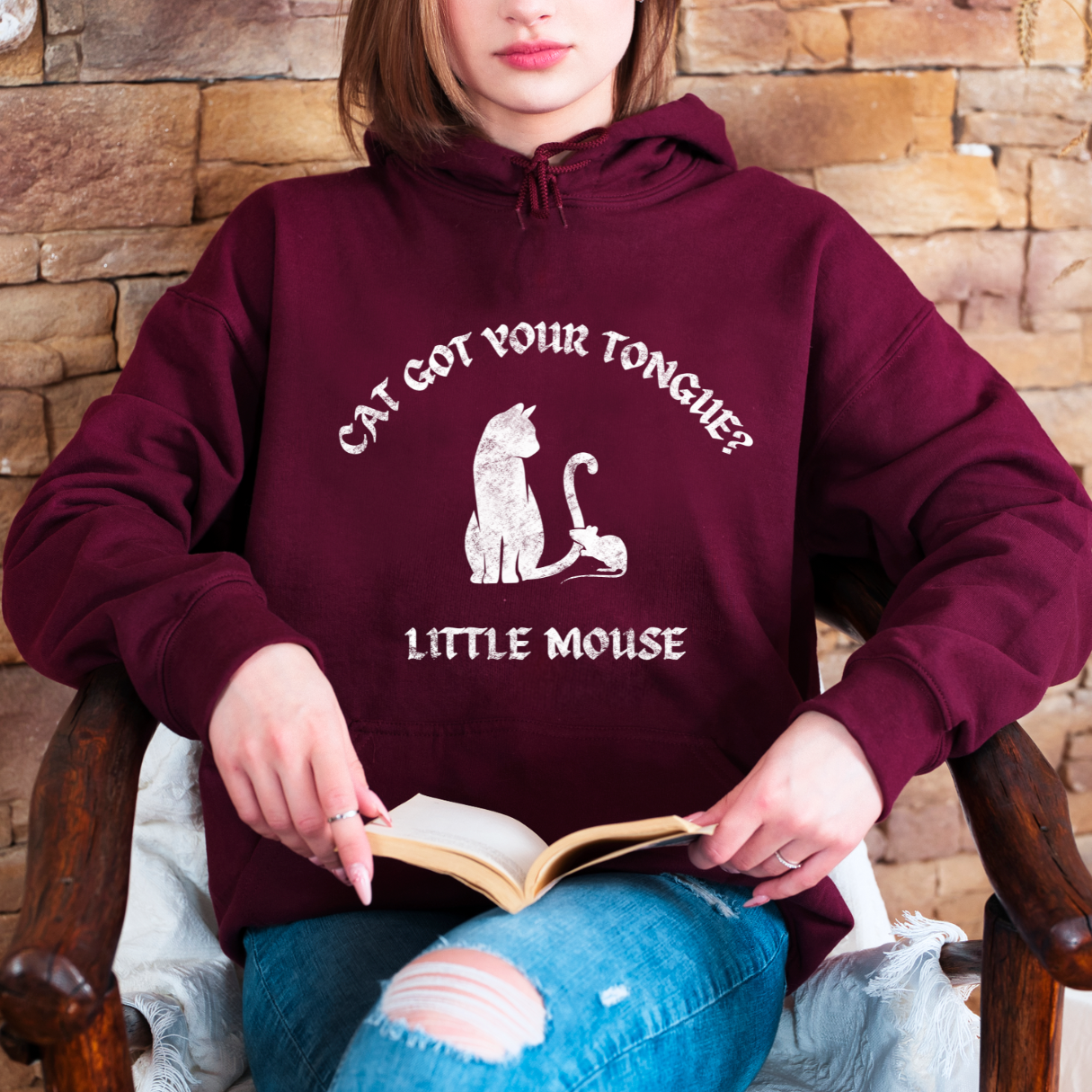 Cat Got Your Tongue Hoodie | Cat & Mouse Duet | HD Carlton | Officially Licensed