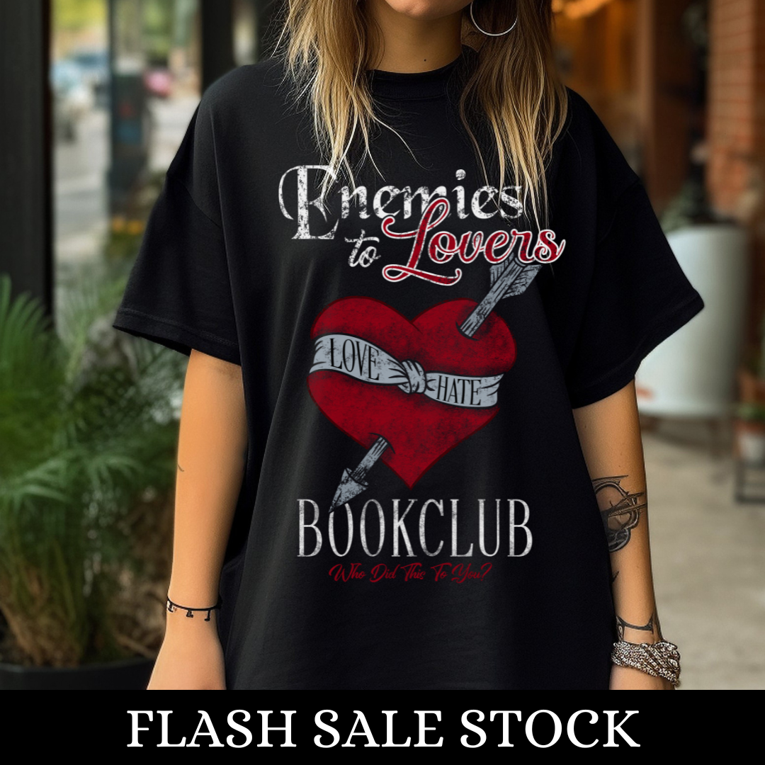 Enemies To Lovers Book Club T-Shirt | Flash Sale | Trope Collection