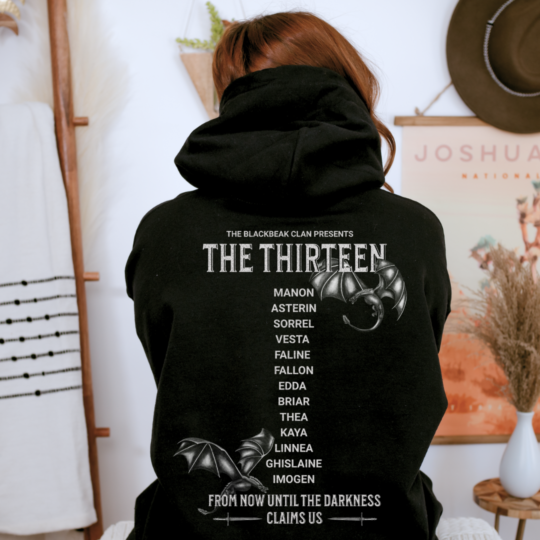 The Thirteen Hoodie | Throne of Glass | Sarah J Maas | Officially Licensed