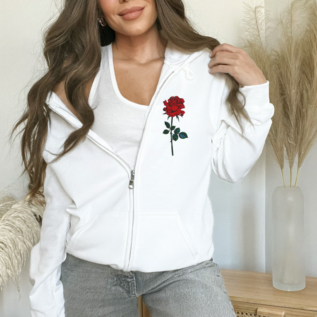 Zade Meadows Rose ZIP UP Hoodie | Cat & Mouse Duet | HD Carlton | Officially Licensed