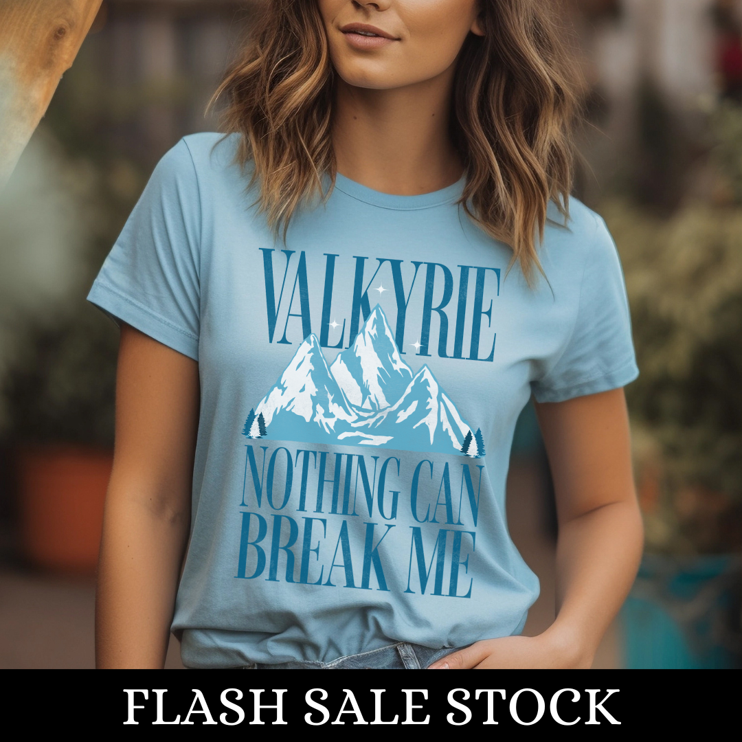 Nothing Can Break Me T-shirt | Flash Sale | ACOTAR | Sarah J Maas | Officially Licensed | Ocean Blue