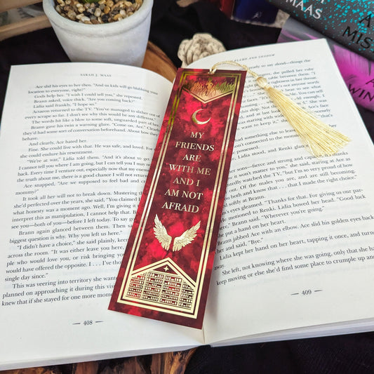 My Friends Are With Me Bookmark with Tassel | Crescent City