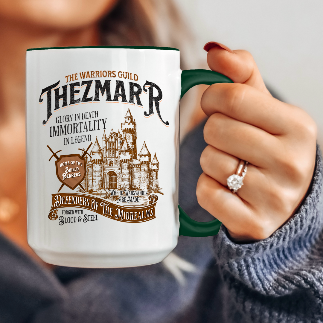Thezmarr Mug 15oz 425ml | The Legends of Thezmarr | Helen Scheuerer | Officially Licensed
