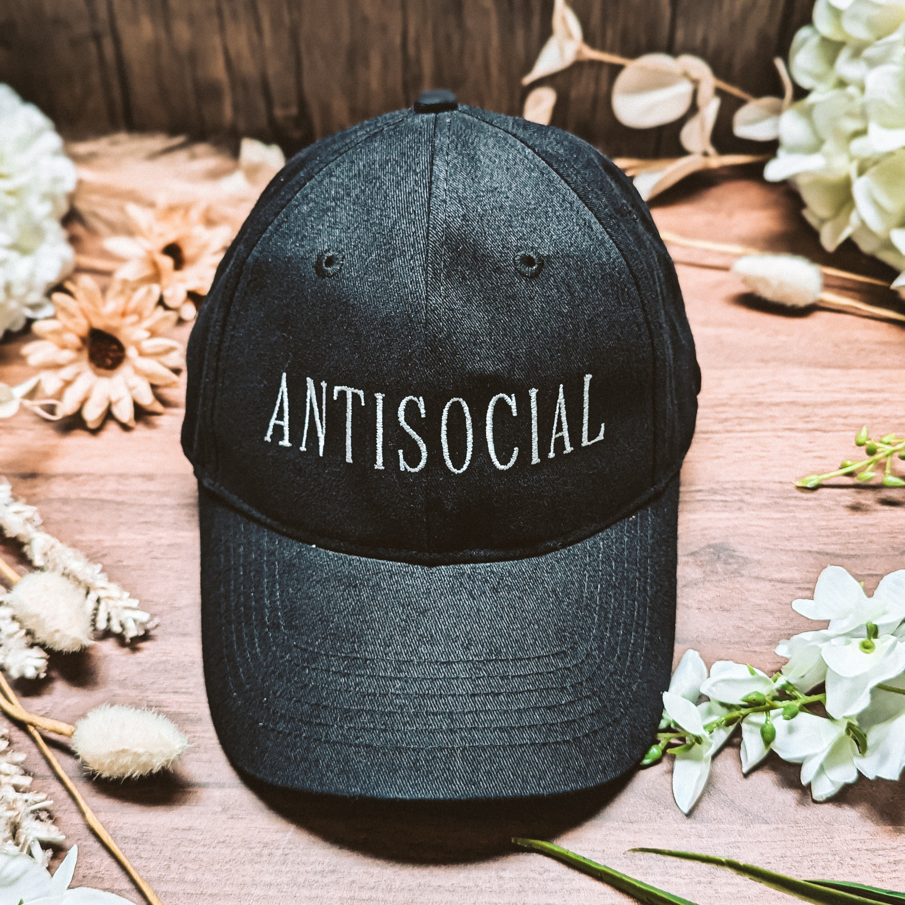 ANTISOCIAL Embroidered Hat