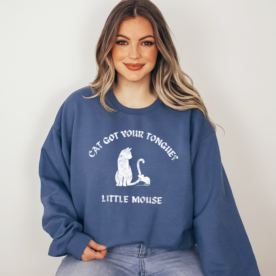 Cat Got Your Tongue Sweatshirt | Officially Licensed HD Carlton