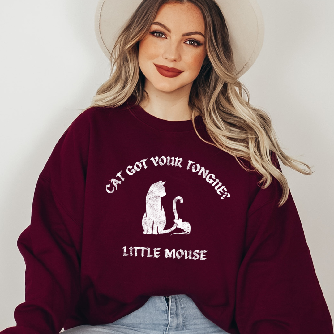 Cat Got Your Tongue Sweatshirt | Officially Licensed HD Carlton