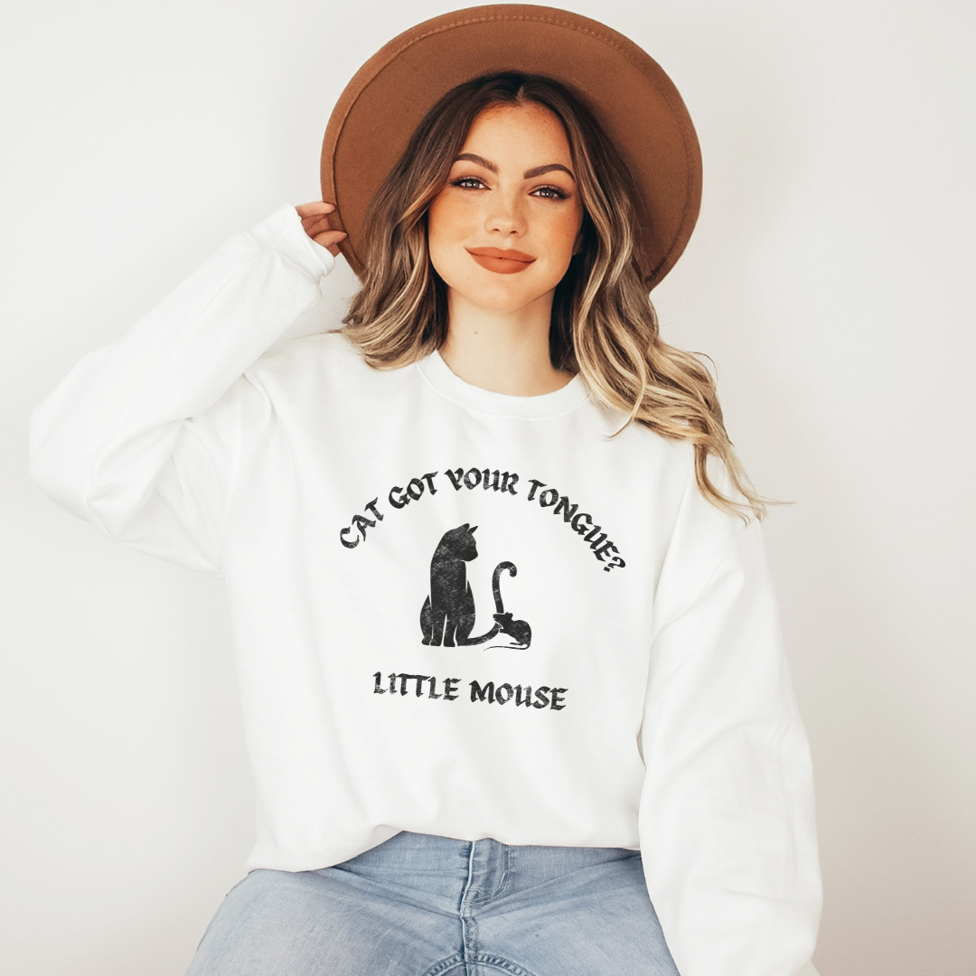 Cat Got Your Tongue Sweatshirt | Officially Licensed HD Carlton