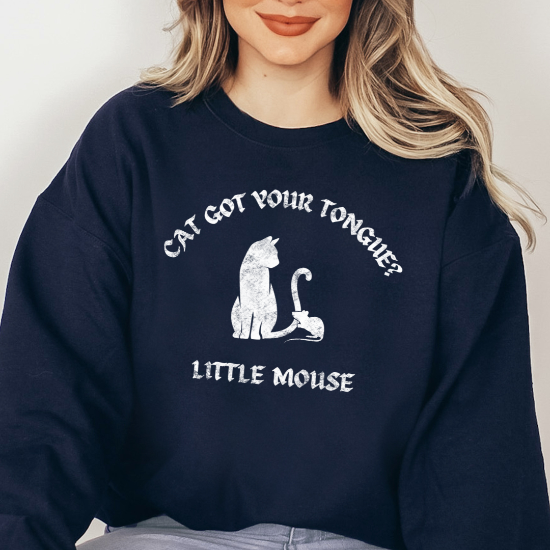 Cat Got Your Tongue Sweatshirt | Officially Licensed HD Carlton