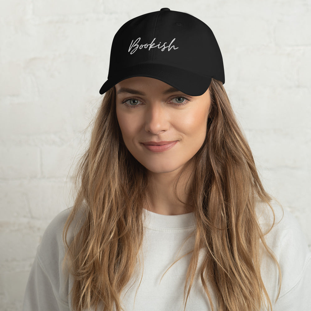 Bookish Embroidered Cap