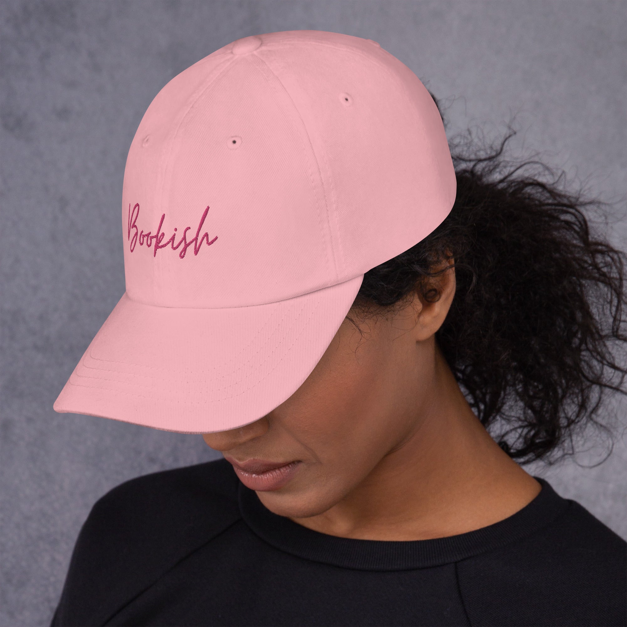 Bookish Embroidered Cap