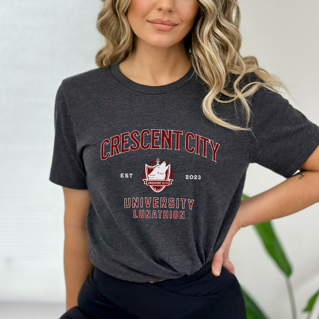 Crescent City University T-Shirt | Crescent City | Sarah J Maas | Officially Licensed