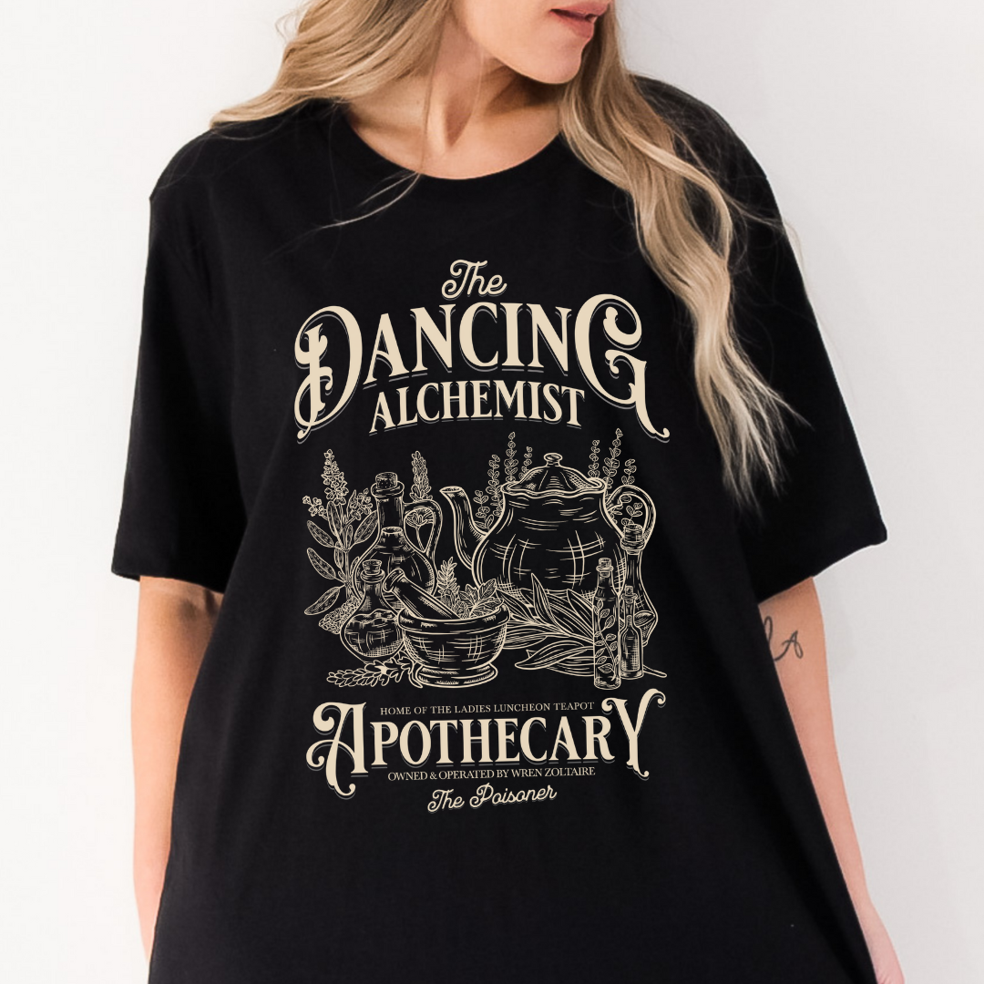 Dancing Alchemists T-Shirt | The Legends of Thezmarr | Helen Scheuerer | Officially Licensed