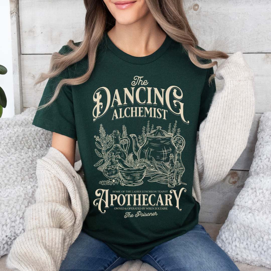 Dancing Alchemists T-Shirt | The Legends of Thezmarr | Helen Scheuerer | Officially Licensed