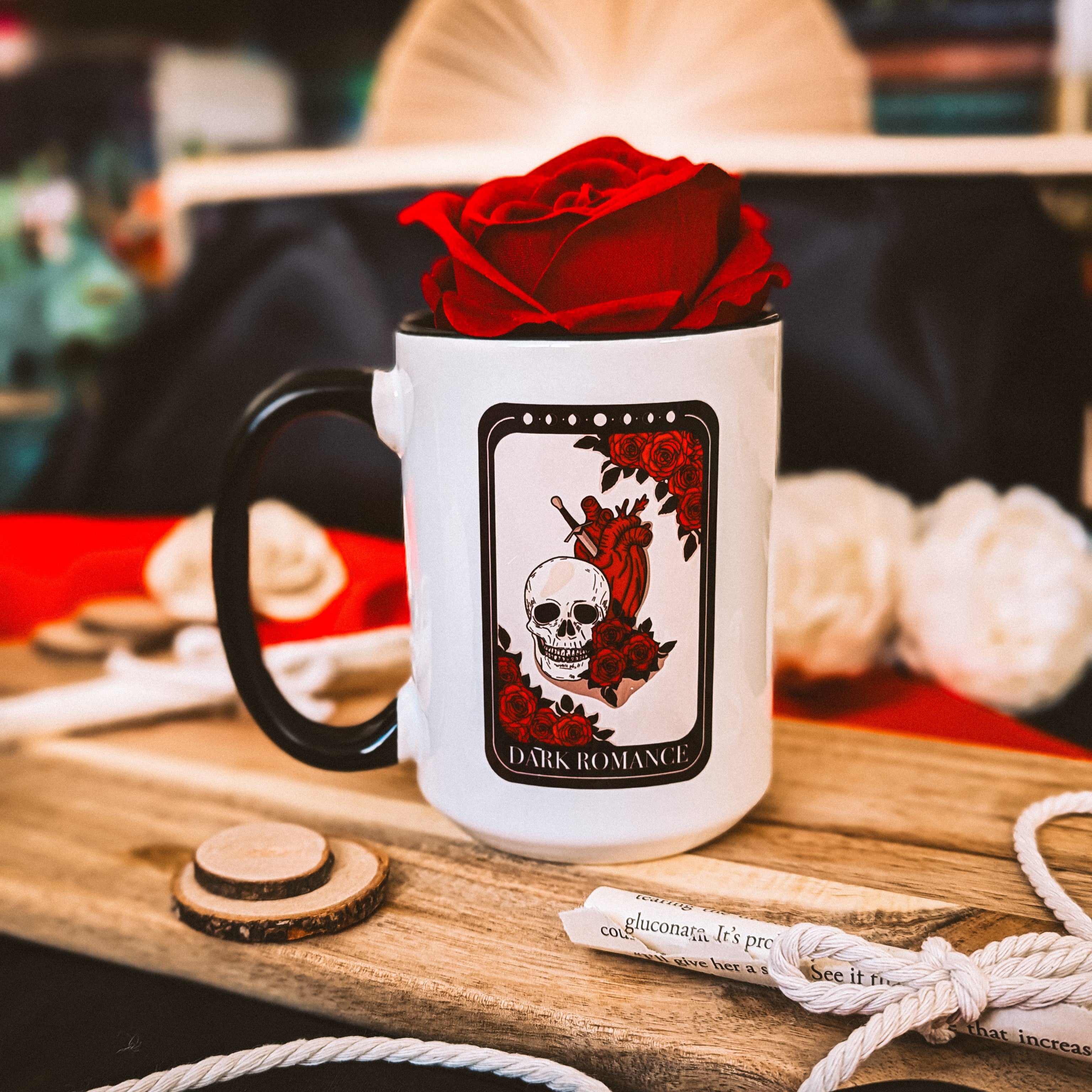 Dark Romance Tarot Card Mug 15oz 425ml