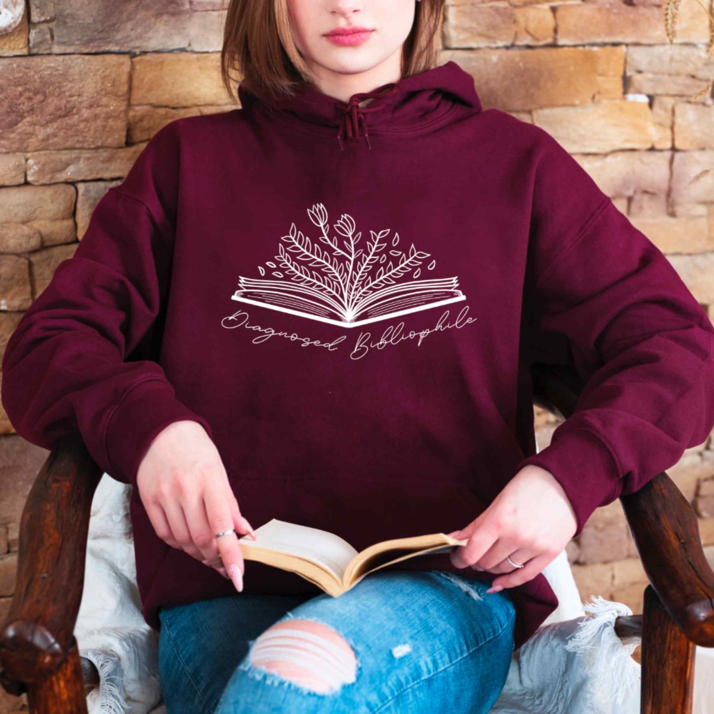 Diagnosed Bibliophile Hoodie