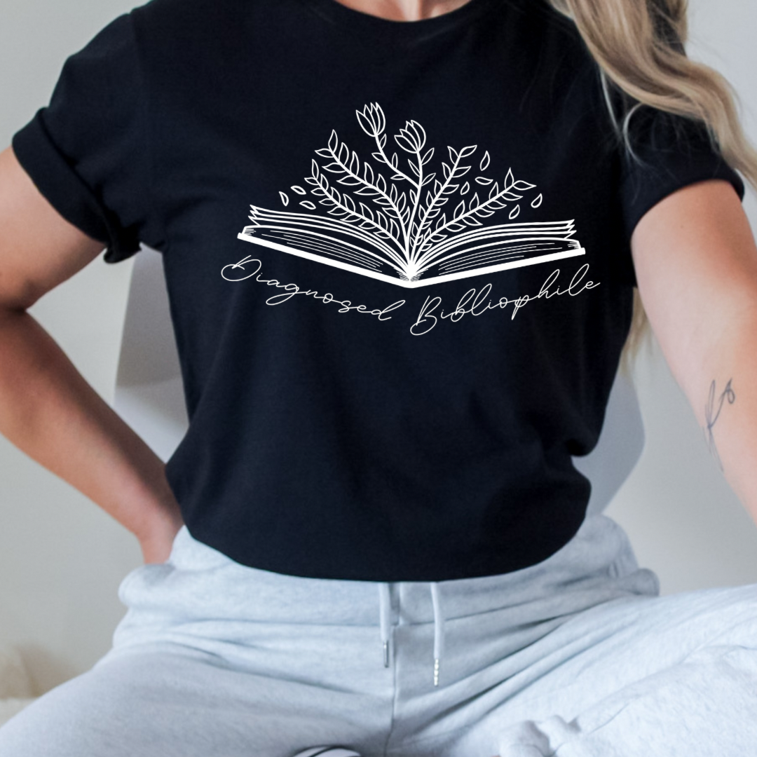 Diagnosed Bibliophile Bookish T-shirt