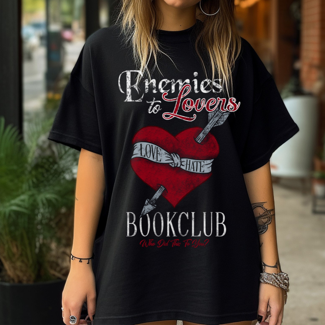 Enemies To Lovers Book Club T-Shirt | Trope Collection