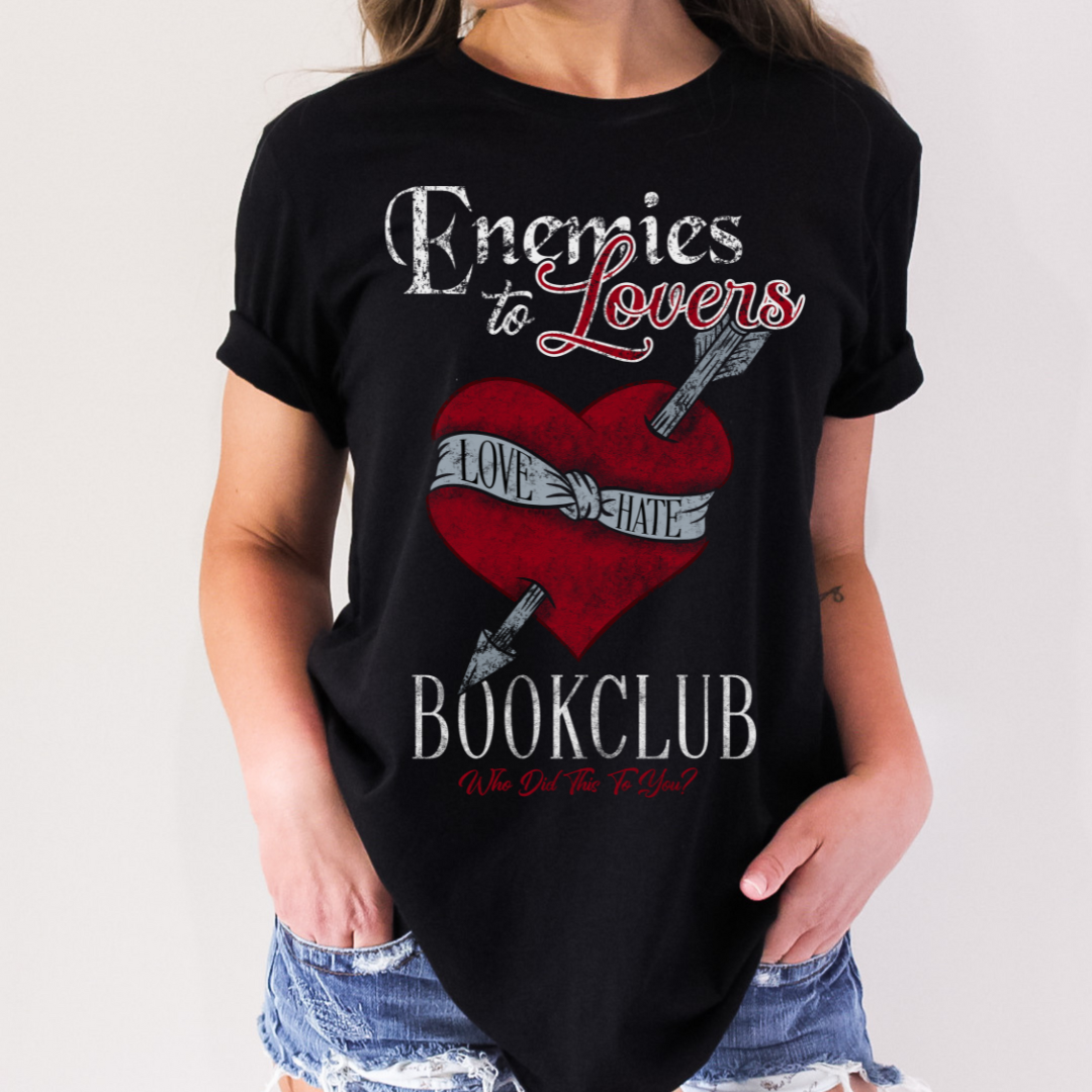 Enemies To Lovers Book Club T-Shirt | Trope Collection