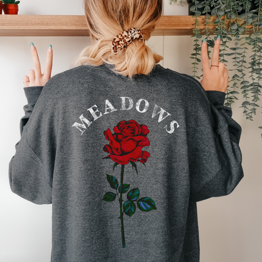 Zade Meadows Rose Sweatshirt | Cat & Mouse Duet | HD Carlton | Officially Licensed