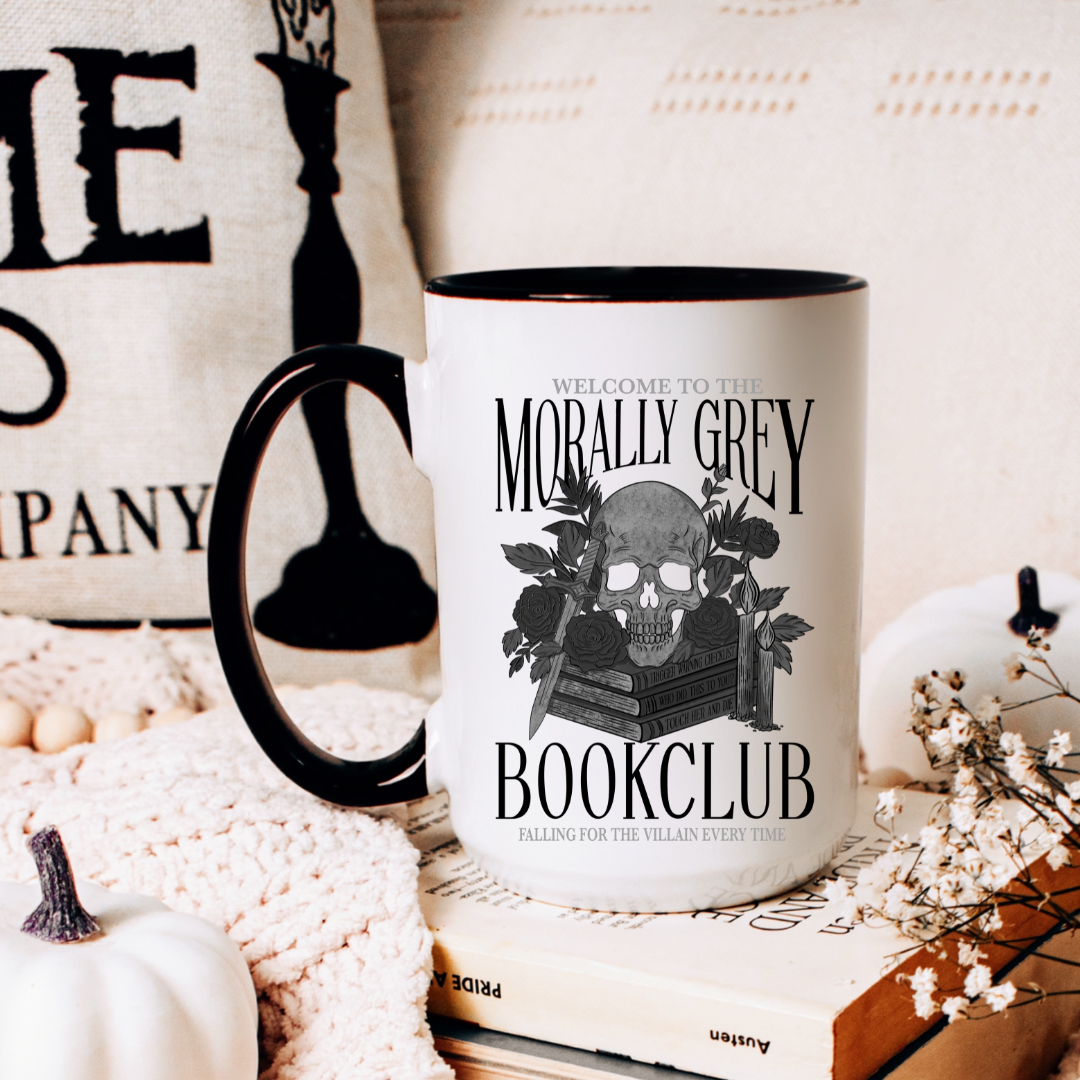 Morally Grey Bookclub Mug 15oz 425ml