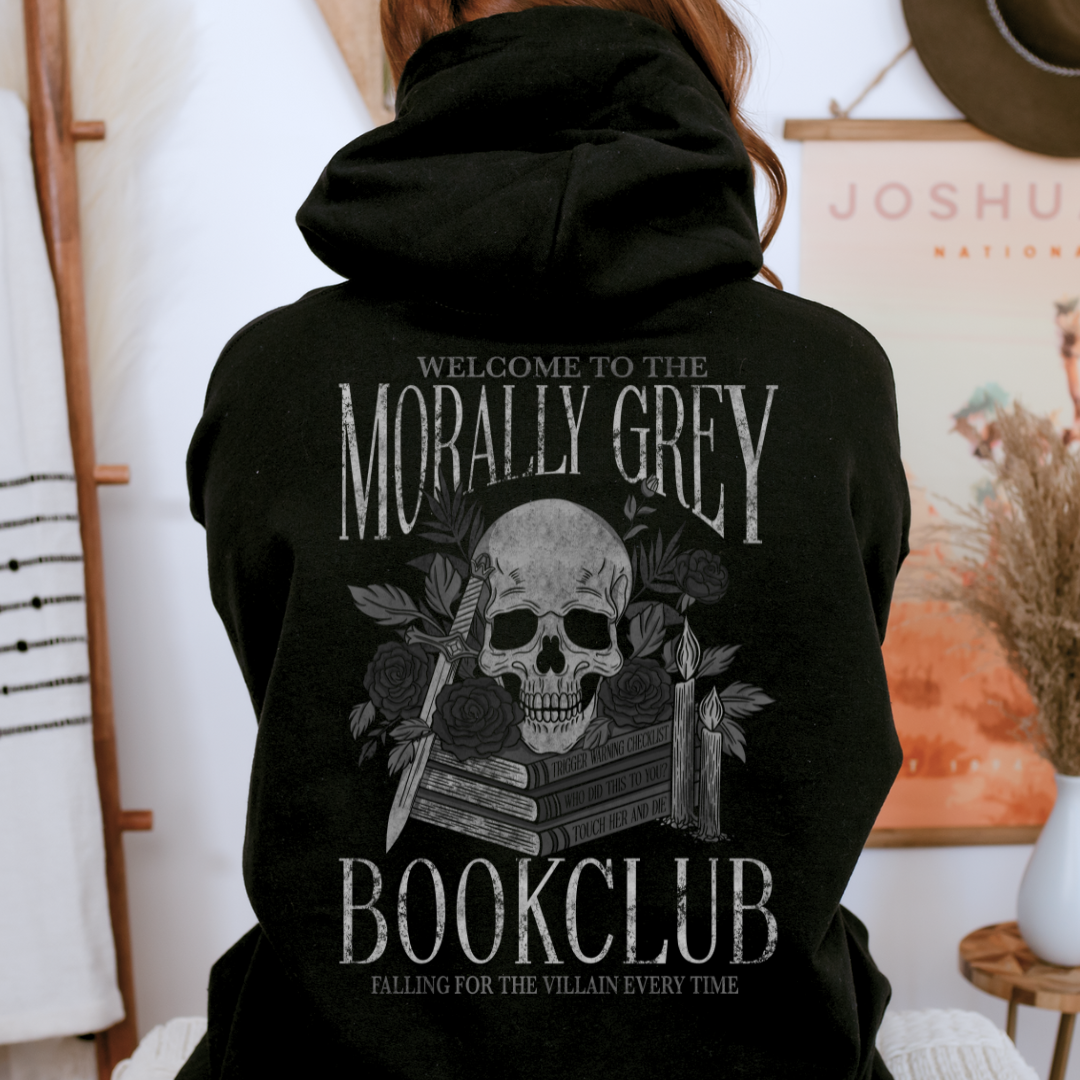 Morally Grey Book Club Hoodie | Trope Collection