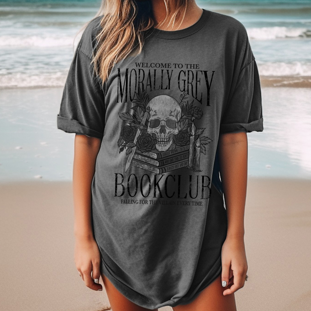 Morally Grey Book Club T-Shirt | Trope Collection