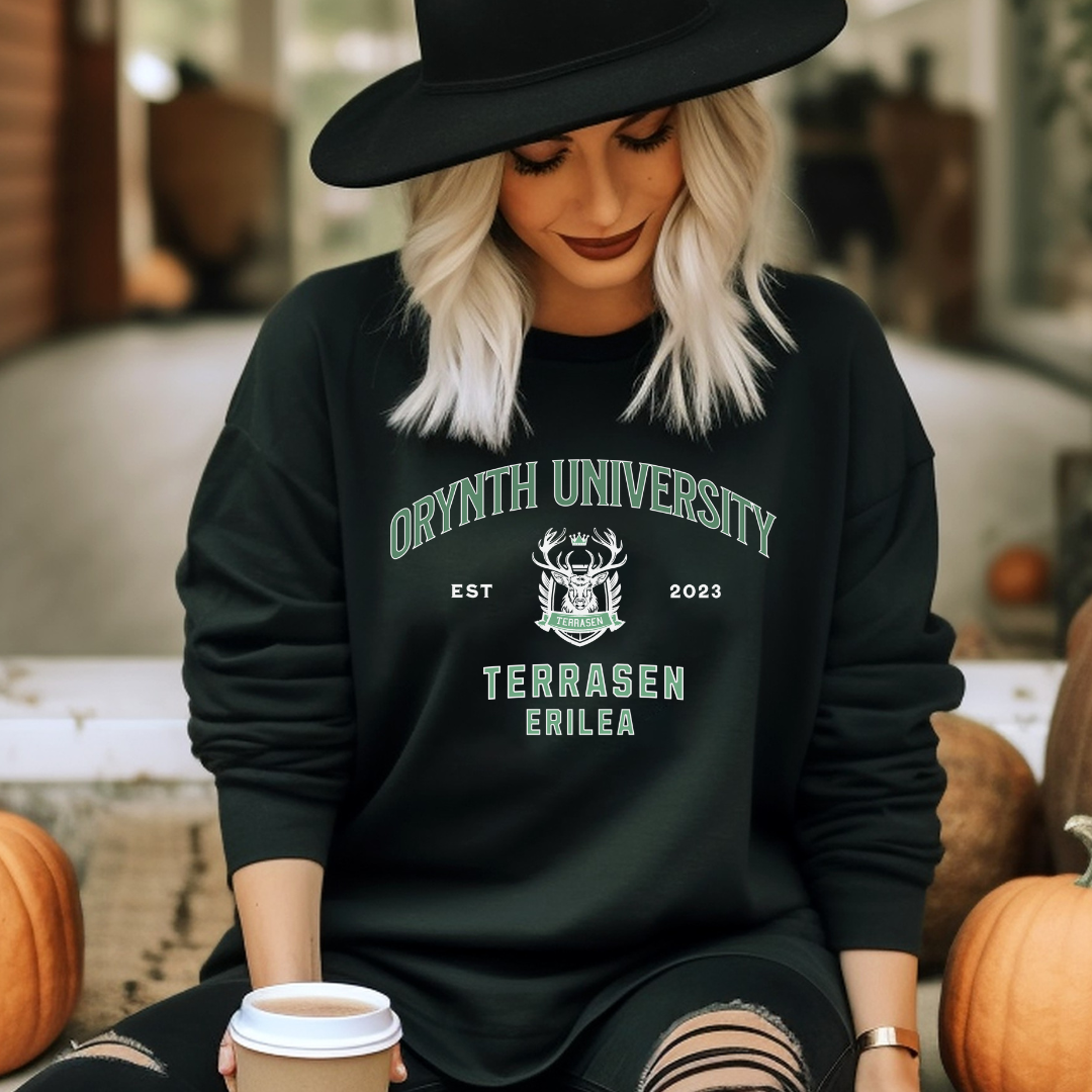 Orynth University Sweatshirt | Throne of Glass | Sarah J Maas | Officially Licensed